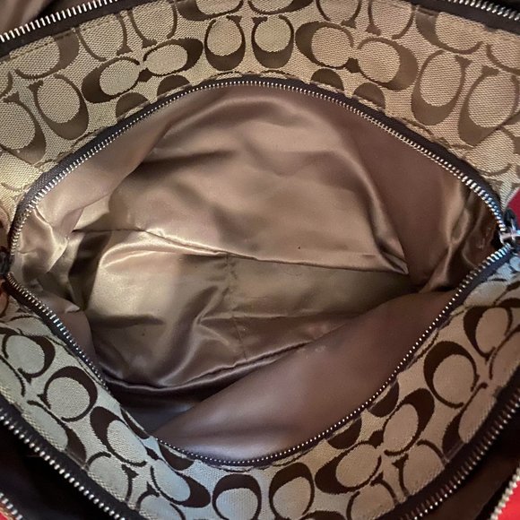 Medium Brown and Tan Coach Bag - Picture 4 of 6